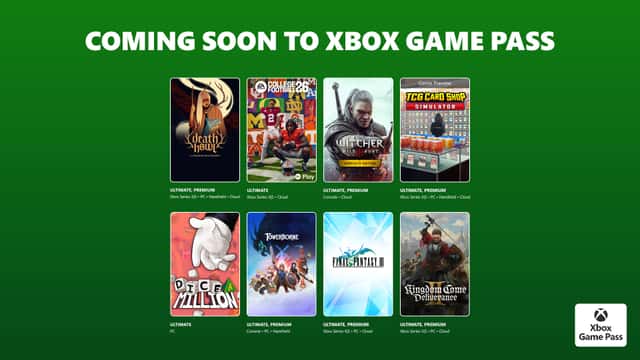 Xbox Game Pass tháng 2/2026 (Wave 2): Kingdom Come Deliverance II, Witcher 3 Complete và Towerborne