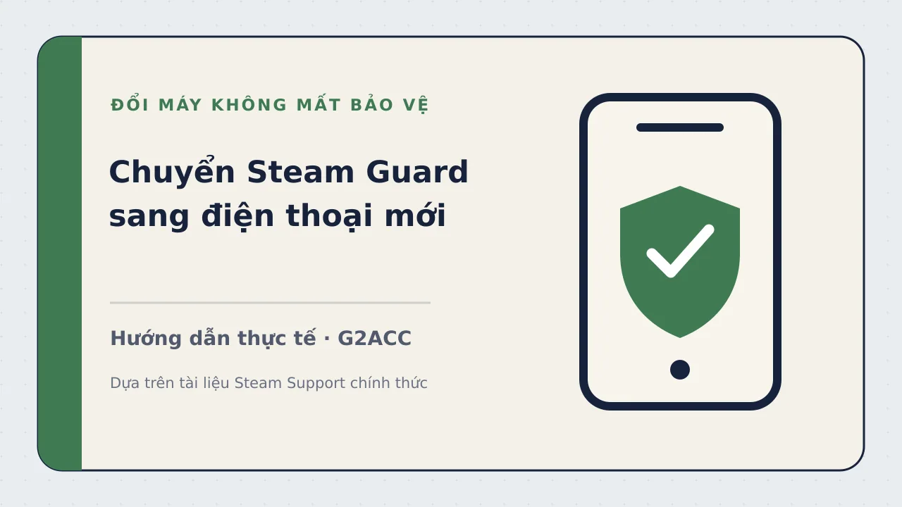 Ảnh minh họa cho bài viết: Cách chuyển Steam Guard sang điện thoại mới an toàn
