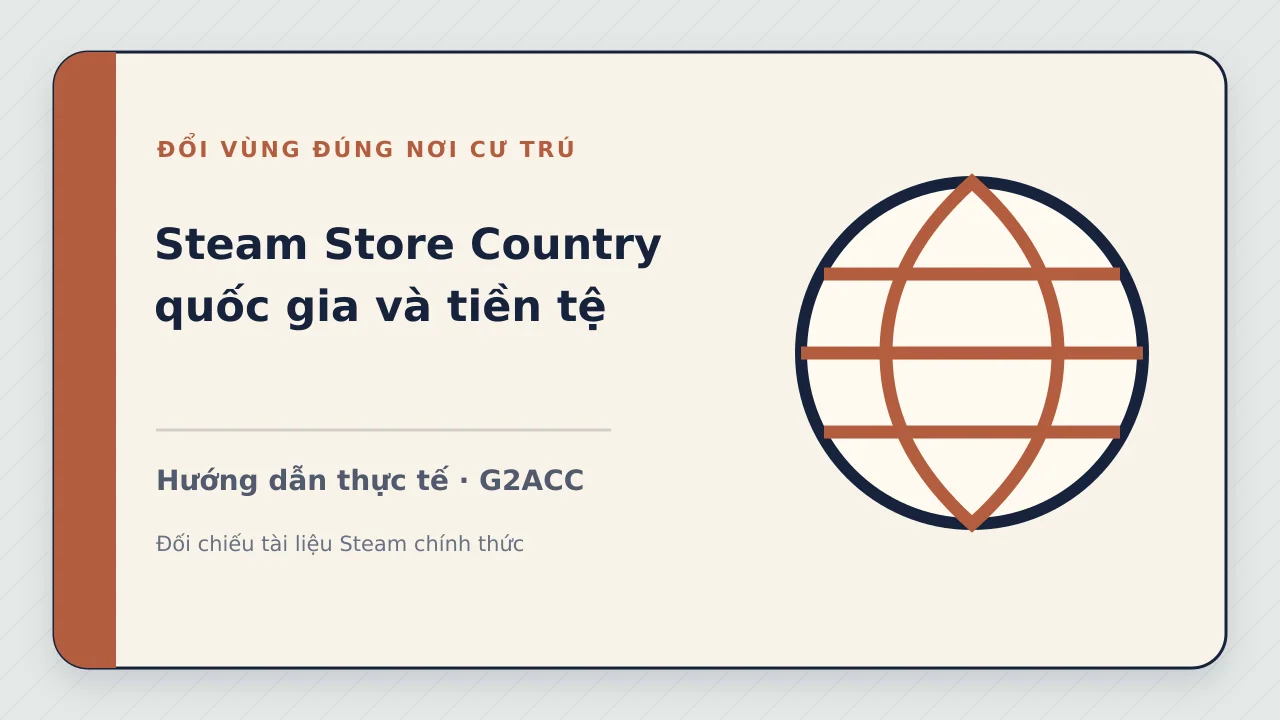 Ảnh minh họa cho bài viết: Cách đổi quốc gia Steam Store và tiền tệ đúng cách