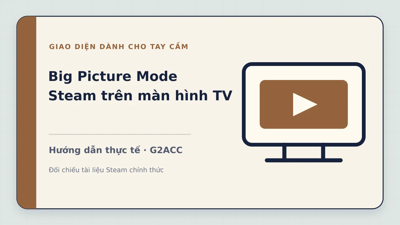 Ảnh minh họa cho bài viết: Steam Big Picture Mode: cách dùng Steam trên TV