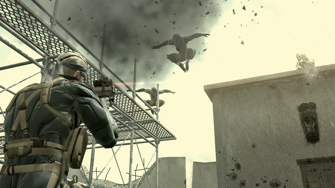 Gameplay lén lút trong Metal Gear Solid Master Collection Vol 2