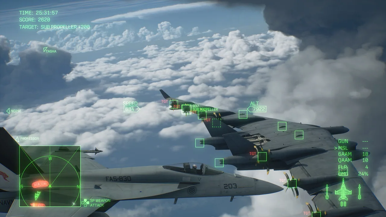 Máy bay chiến đấu trong ACE COMBAT 8 WINGS OF THEVE