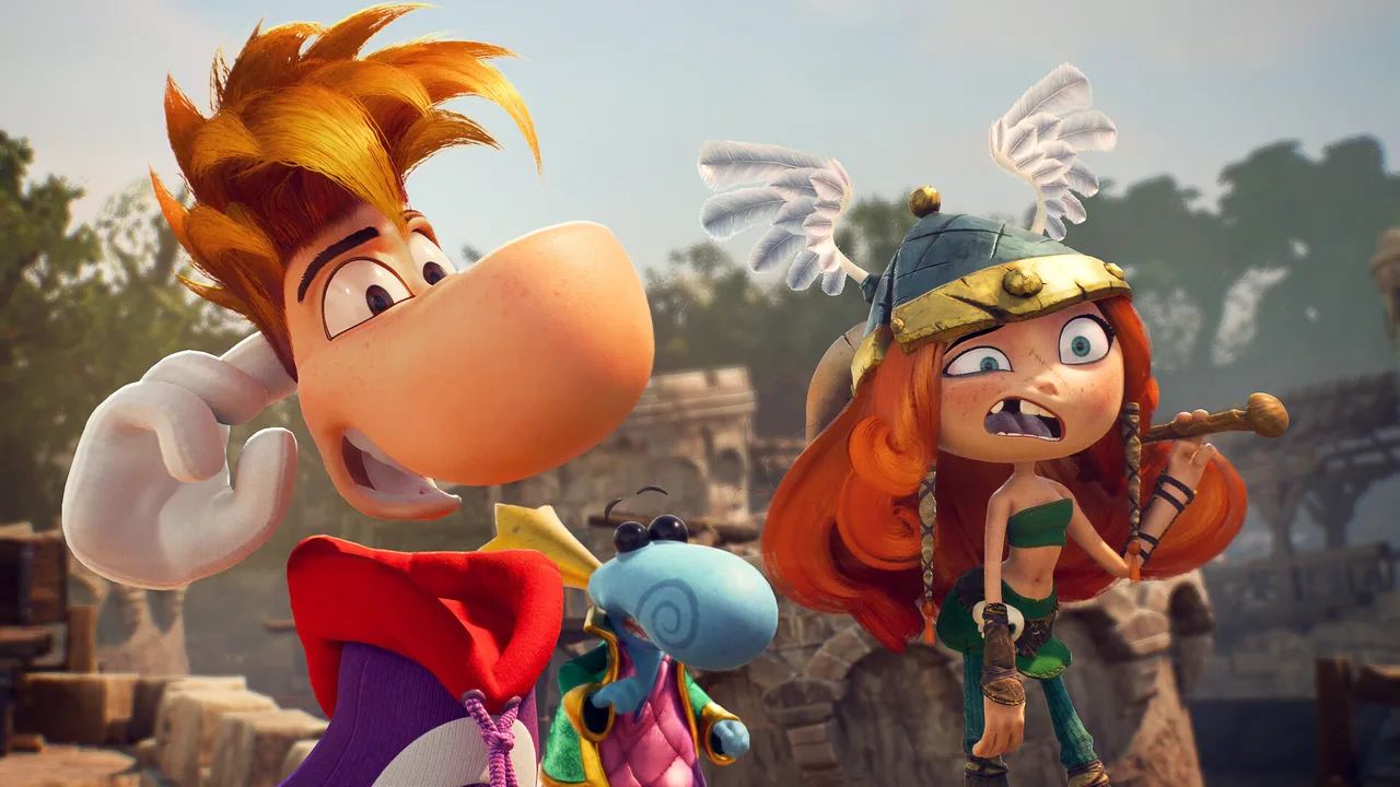 Rayman và các nhân vật trong Rayman Legends Retold